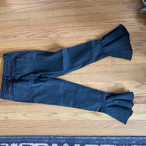 Black ankle jeans with flare. - Picture 2 of 2
